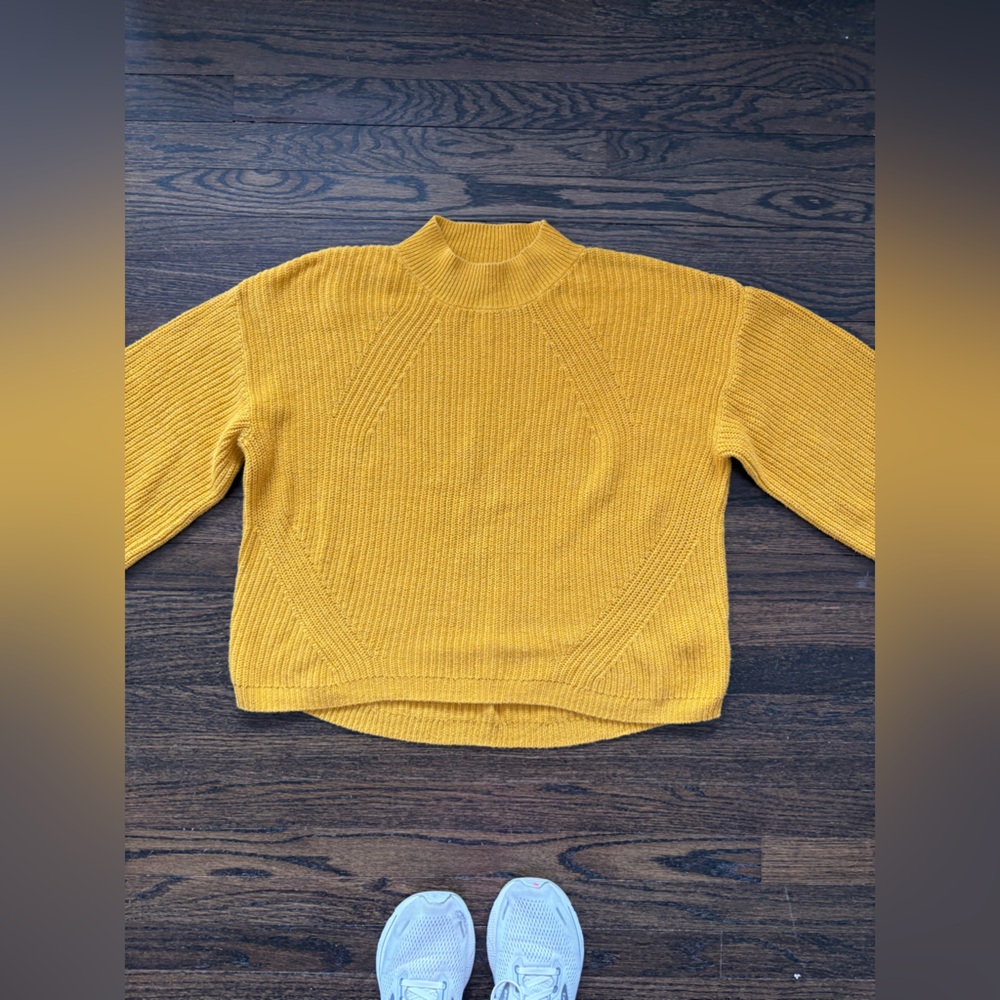 Mustard Yellow Women's Sweater - Picture 2 of 6